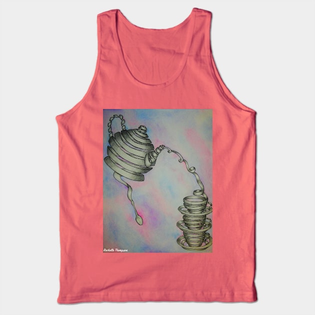 Wrapped Teacups Tank Top by Rororocker